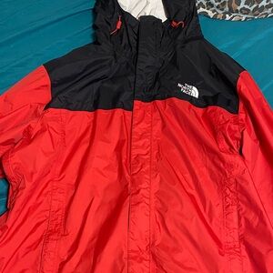 The North Face Men's Bold Red and Black Performance Jacket
